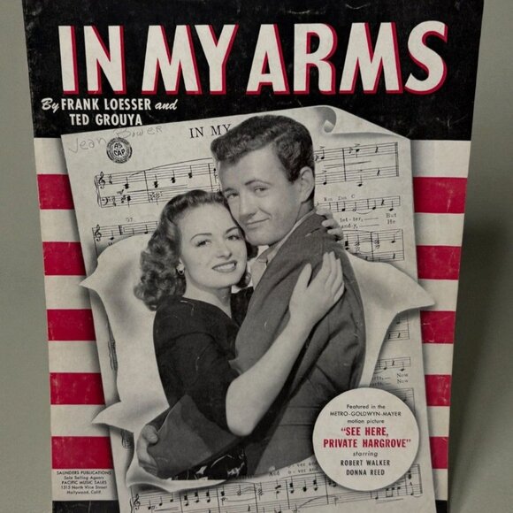 In My Arms Piano Sheet Music by Frank Loesser From See Here Private Hargrove - Picture 1 of 6